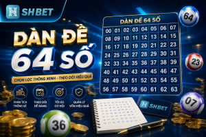 Cách dàn đề 64 số tại nhà cái SHBET