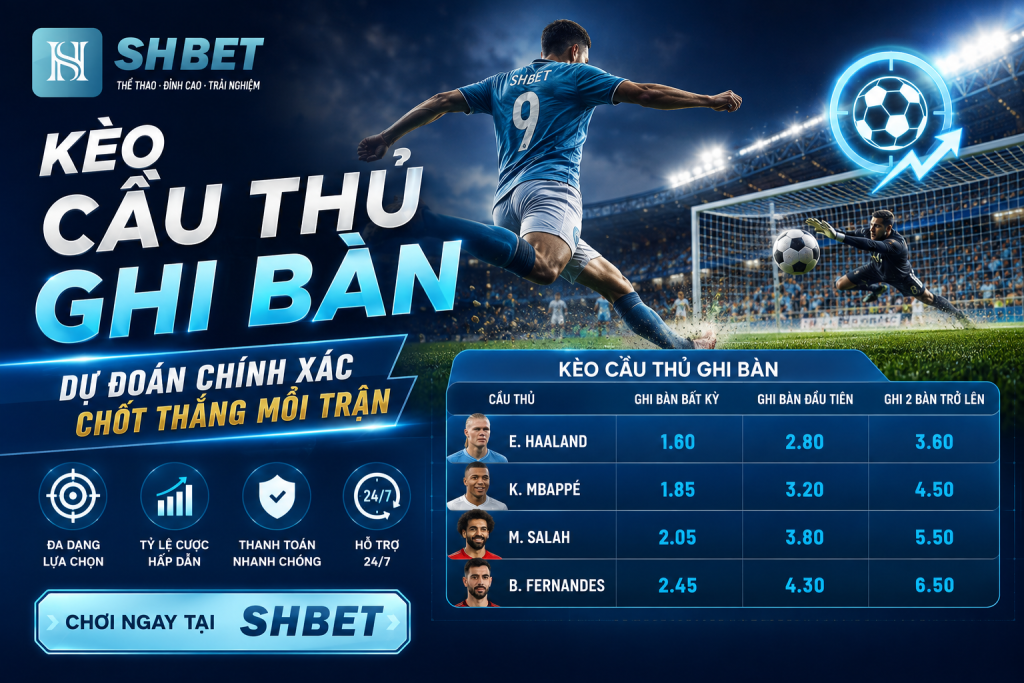 Chi tiết về Kèo Cầu Thủ Ghi Bàn tại SHBET