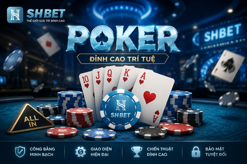Hướng dẫn cách chơi Poker tại nhà cái SHBET